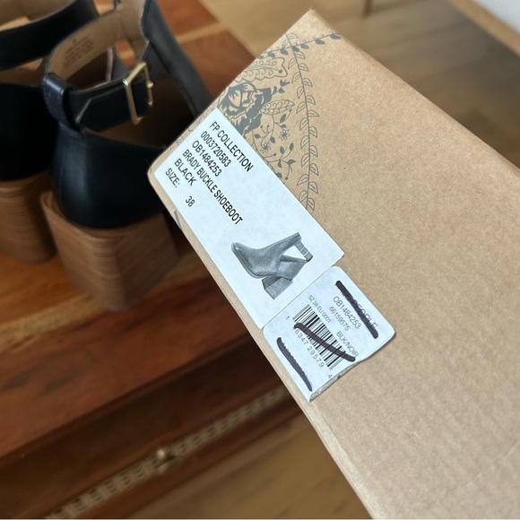 New Free People Brady Buckle Shoe Boots - Picture 7 of 7